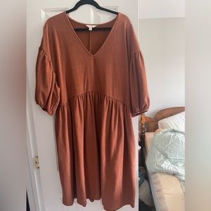 Bubble sleeve dress